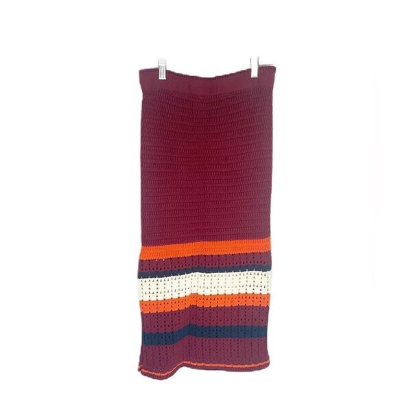 Free People Far From Here Crotchet Color Block Skirt - Picture 3 of 8